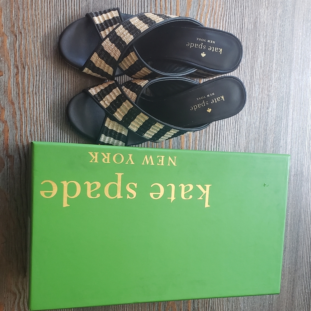 Kate Spade Walter Raffia Sandals - Picture 4 of 4